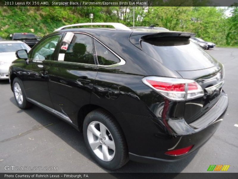 Stargazer Black / Parchment/Espresso Birds Eye Maple 2013 Lexus RX 350 AWD