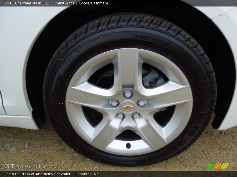Summit White / Cocoa/Cashmere 2011 Chevrolet Malibu LS
