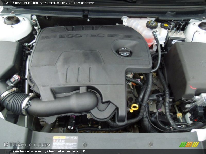 Summit White / Cocoa/Cashmere 2011 Chevrolet Malibu LS
