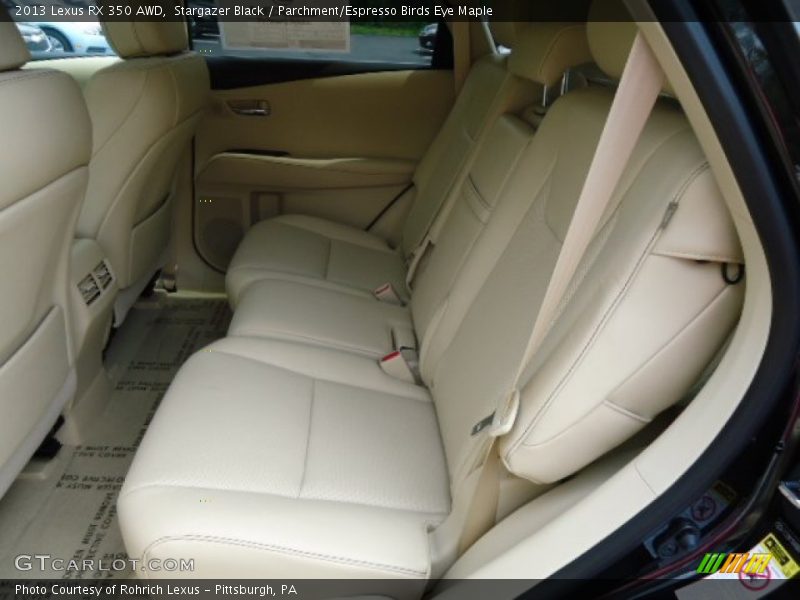  2013 RX 350 AWD Parchment/Espresso Birds Eye Maple Interior