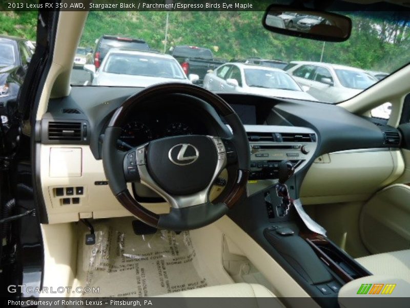 Dashboard of 2013 RX 350 AWD
