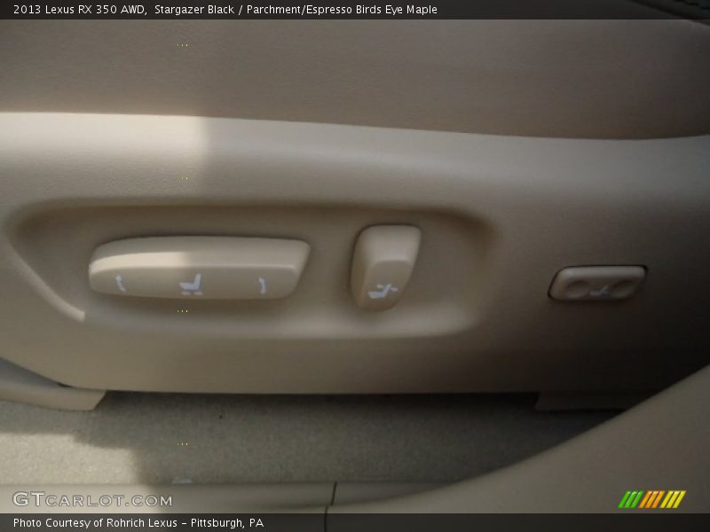Stargazer Black / Parchment/Espresso Birds Eye Maple 2013 Lexus RX 350 AWD
