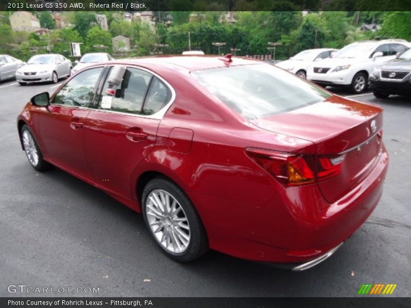 Riviera Red / Black 2013 Lexus GS 350 AWD