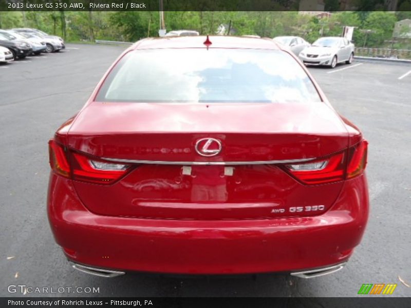 Riviera Red / Black 2013 Lexus GS 350 AWD