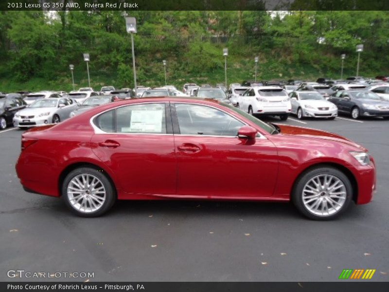 Riviera Red / Black 2013 Lexus GS 350 AWD