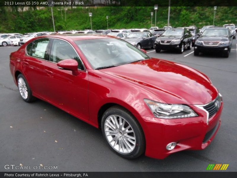 Riviera Red / Black 2013 Lexus GS 350 AWD