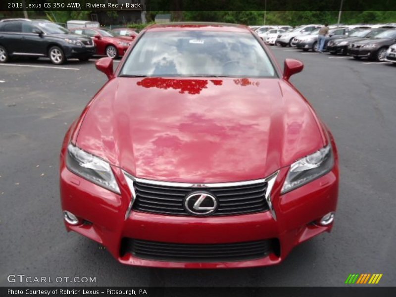 Riviera Red / Black 2013 Lexus GS 350 AWD