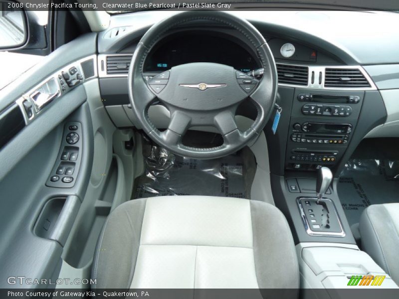 Clearwater Blue Pearlcoat / Pastel Slate Gray 2008 Chrysler Pacifica Touring