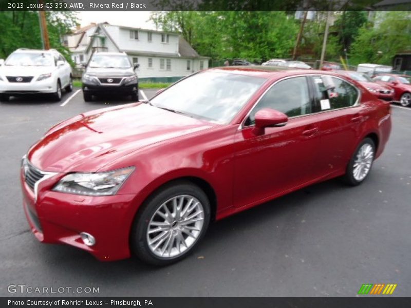 Riviera Red / Black 2013 Lexus GS 350 AWD
