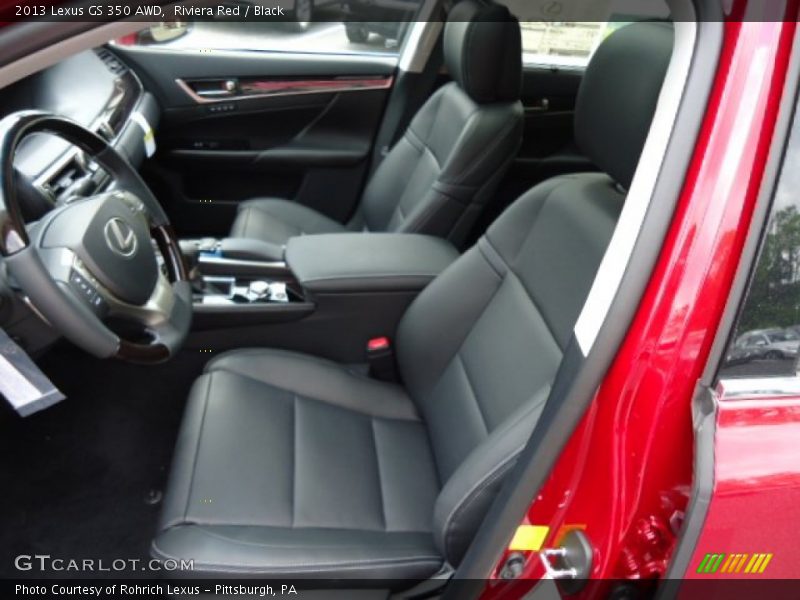 Riviera Red / Black 2013 Lexus GS 350 AWD