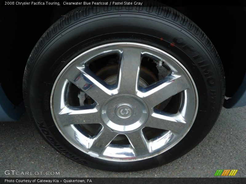 Clearwater Blue Pearlcoat / Pastel Slate Gray 2008 Chrysler Pacifica Touring
