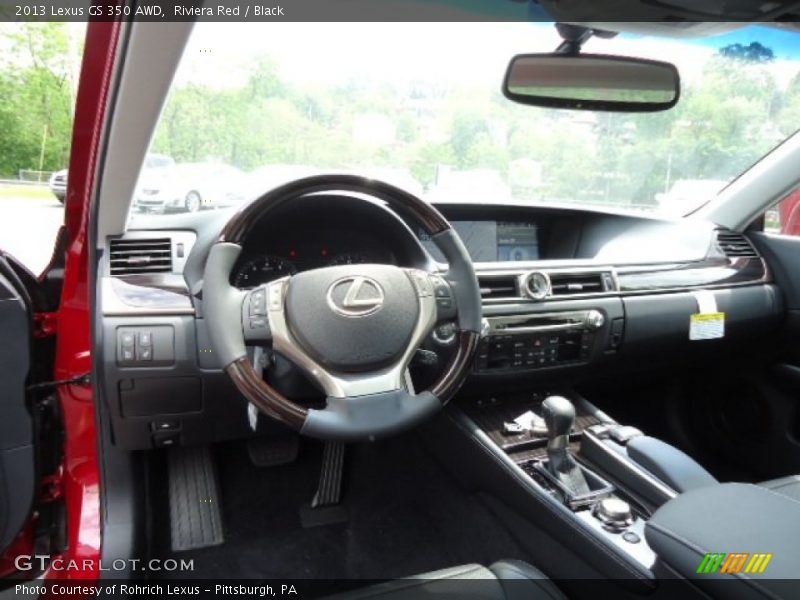 Riviera Red / Black 2013 Lexus GS 350 AWD