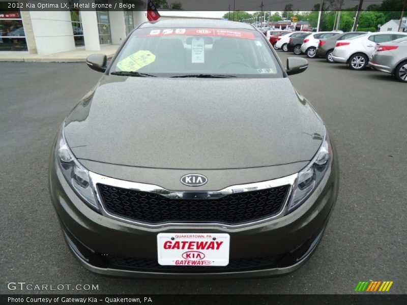 Metal Bronze / Beige 2012 Kia Optima LX