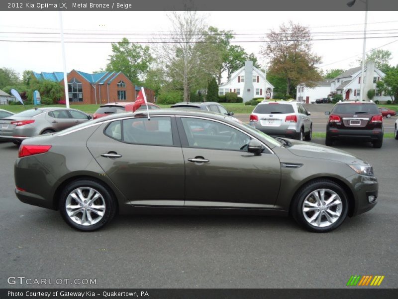 Metal Bronze / Beige 2012 Kia Optima LX