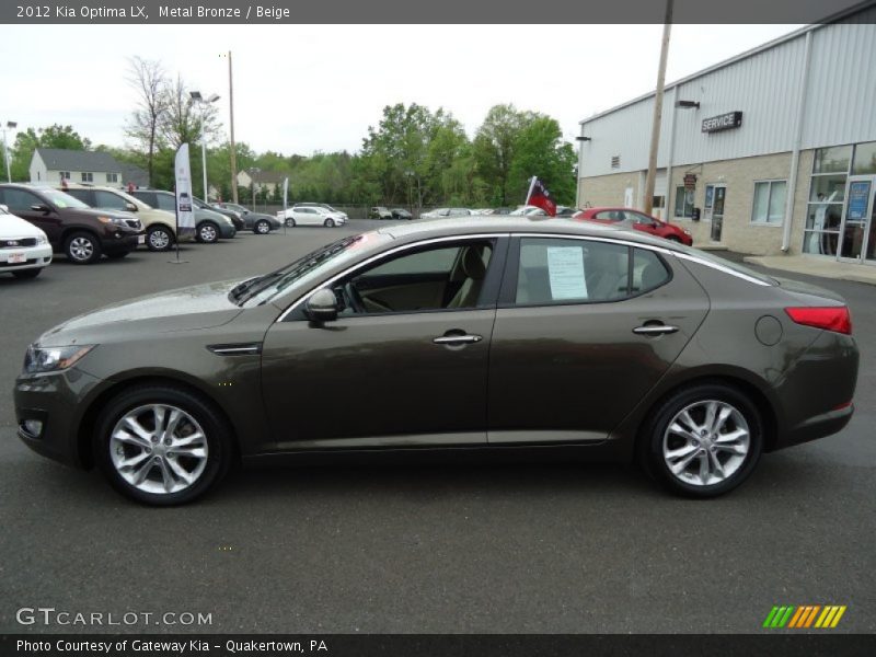 Metal Bronze / Beige 2012 Kia Optima LX