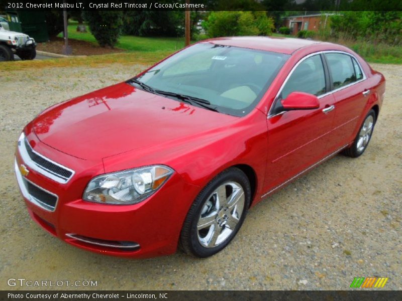 Crystal Red Tintcoat / Cocoa/Cashmere 2012 Chevrolet Malibu LT