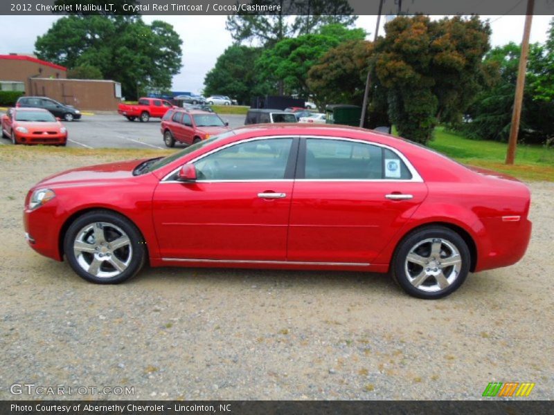 Crystal Red Tintcoat / Cocoa/Cashmere 2012 Chevrolet Malibu LT