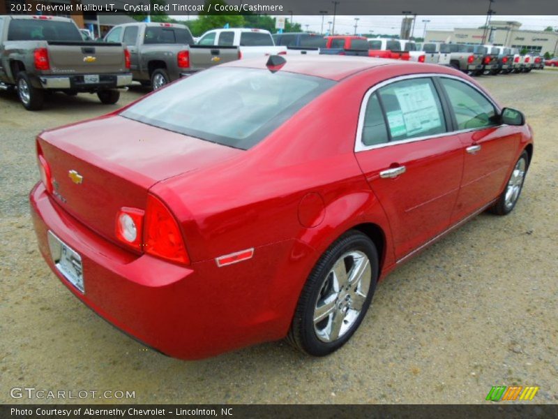 Crystal Red Tintcoat / Cocoa/Cashmere 2012 Chevrolet Malibu LT
