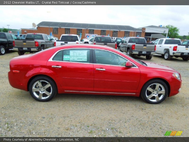 Crystal Red Tintcoat / Cocoa/Cashmere 2012 Chevrolet Malibu LT