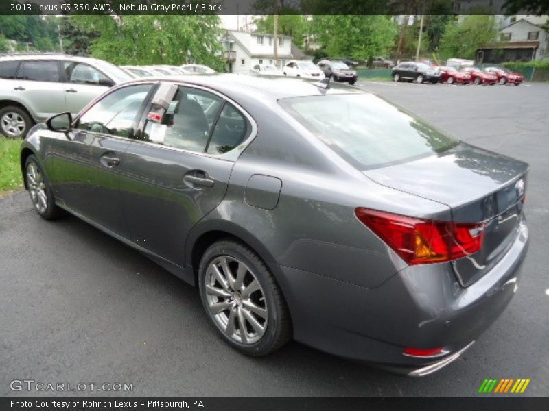 Nebula Gray Pearl / Black 2013 Lexus GS 350 AWD
