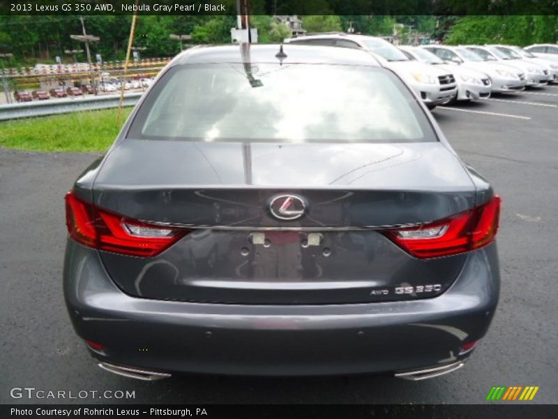 Nebula Gray Pearl / Black 2013 Lexus GS 350 AWD