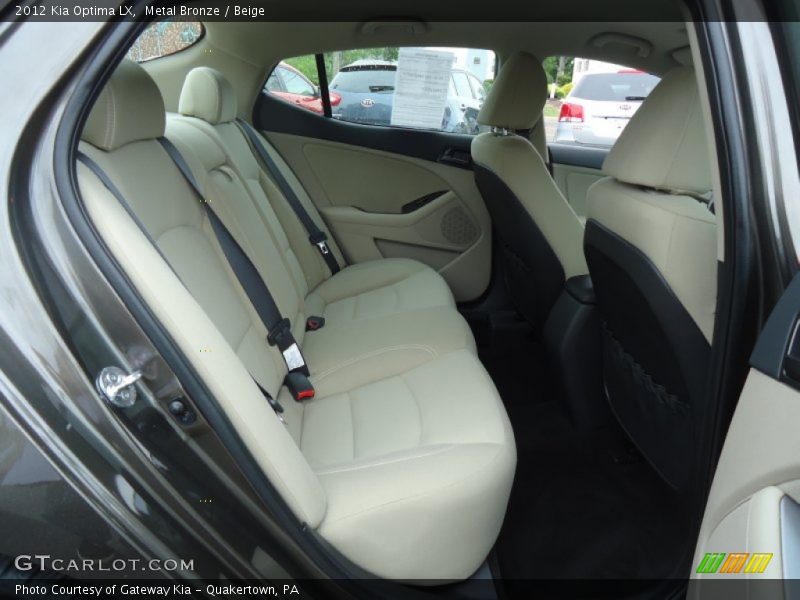 Metal Bronze / Beige 2012 Kia Optima LX