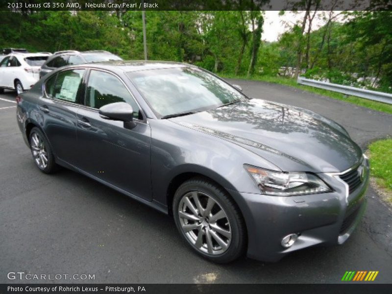 Nebula Gray Pearl / Black 2013 Lexus GS 350 AWD
