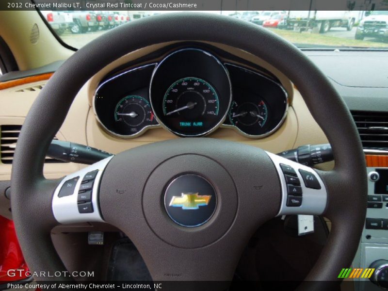 Crystal Red Tintcoat / Cocoa/Cashmere 2012 Chevrolet Malibu LT