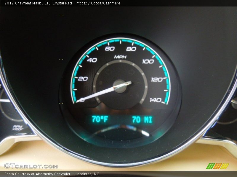 Crystal Red Tintcoat / Cocoa/Cashmere 2012 Chevrolet Malibu LT