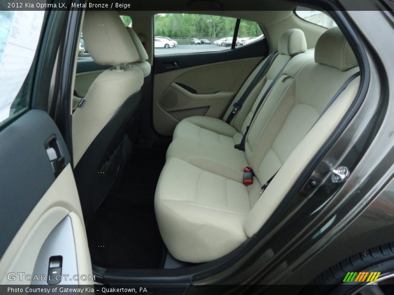 Metal Bronze / Beige 2012 Kia Optima LX