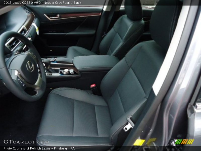 Nebula Gray Pearl / Black 2013 Lexus GS 350 AWD
