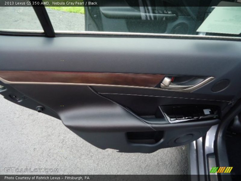 Nebula Gray Pearl / Black 2013 Lexus GS 350 AWD