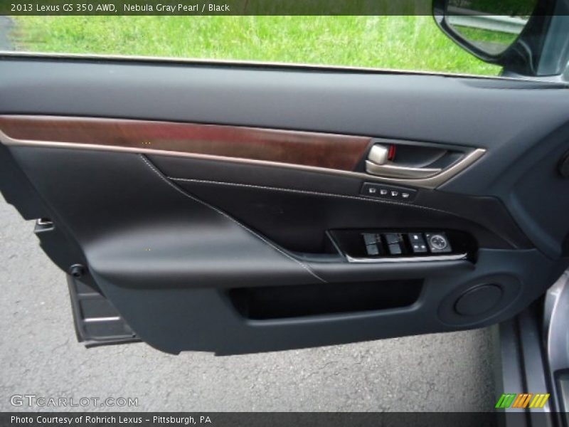 Nebula Gray Pearl / Black 2013 Lexus GS 350 AWD