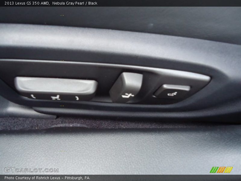 Nebula Gray Pearl / Black 2013 Lexus GS 350 AWD