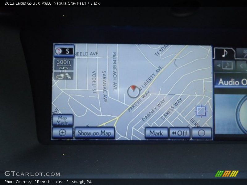 Nebula Gray Pearl / Black 2013 Lexus GS 350 AWD