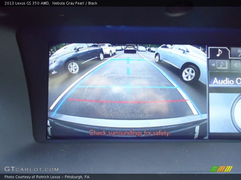 Nebula Gray Pearl / Black 2013 Lexus GS 350 AWD