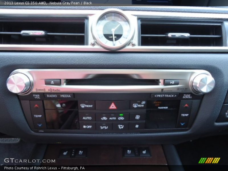 Nebula Gray Pearl / Black 2013 Lexus GS 350 AWD