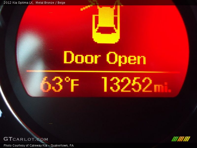 Metal Bronze / Beige 2012 Kia Optima LX