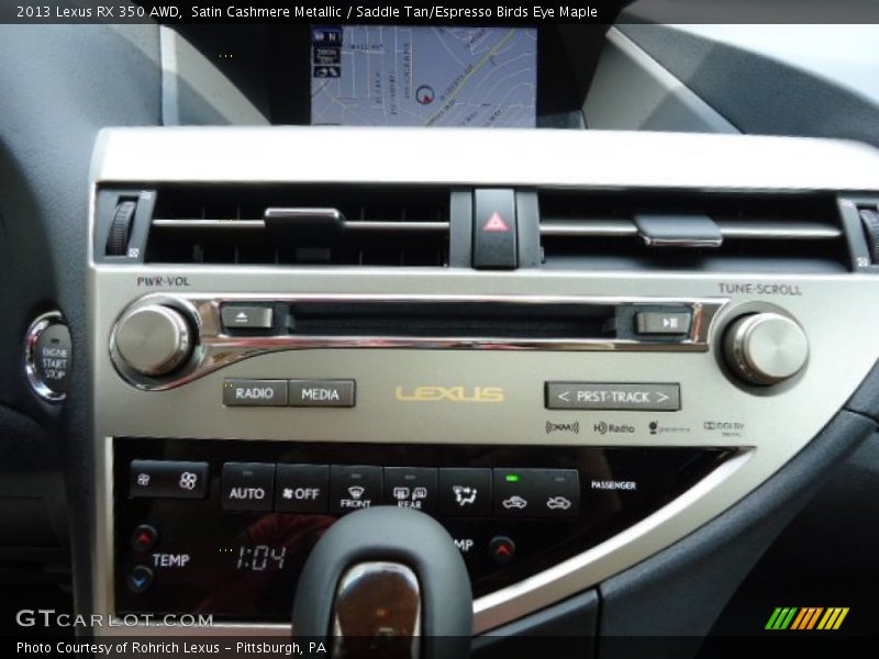 Audio System of 2013 RX 350 AWD