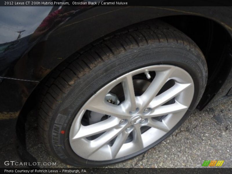 Obsidian Black / Caramel Nuluxe 2012 Lexus CT 200h Hybrid Premium