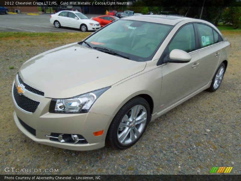 Gold Mist Metallic / Cocoa/Light Neutral 2012 Chevrolet Cruze LTZ/RS