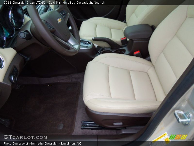Gold Mist Metallic / Cocoa/Light Neutral 2012 Chevrolet Cruze LTZ/RS