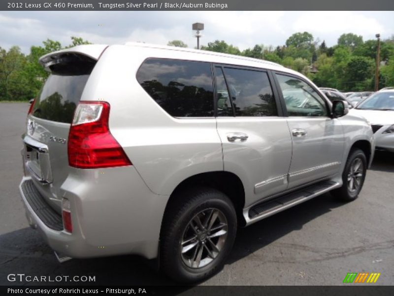 Tungsten Silver Pearl / Black/Auburn Bubinga 2012 Lexus GX 460 Premium