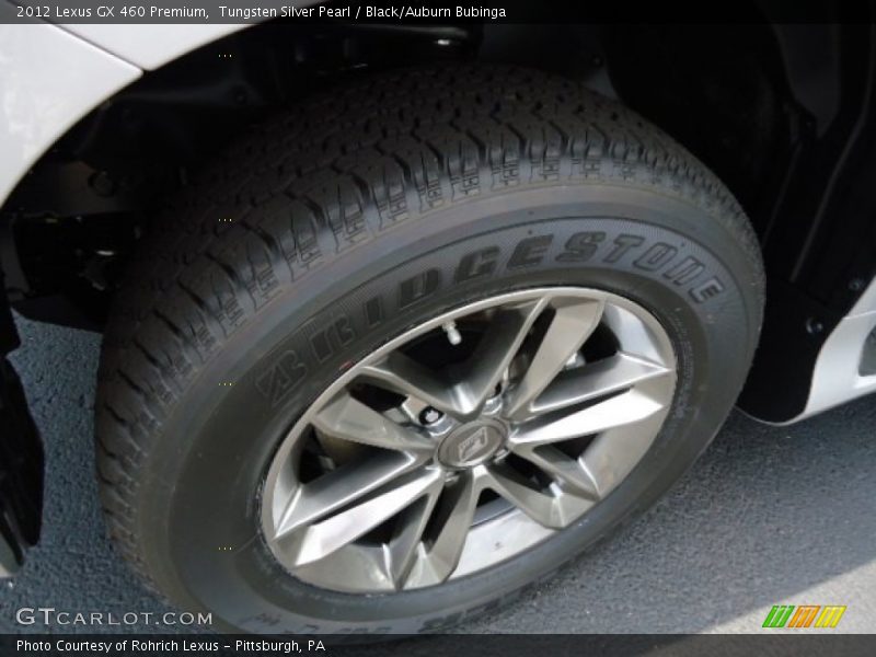 Tungsten Silver Pearl / Black/Auburn Bubinga 2012 Lexus GX 460 Premium