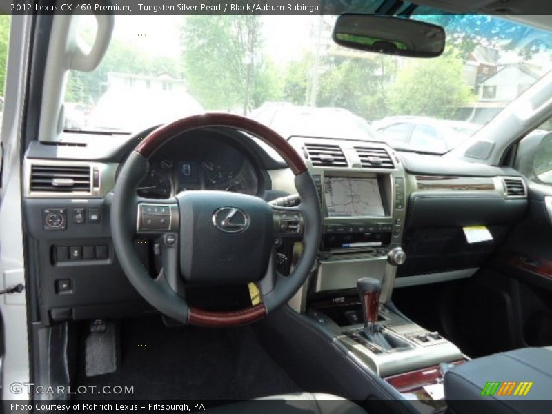 Tungsten Silver Pearl / Black/Auburn Bubinga 2012 Lexus GX 460 Premium