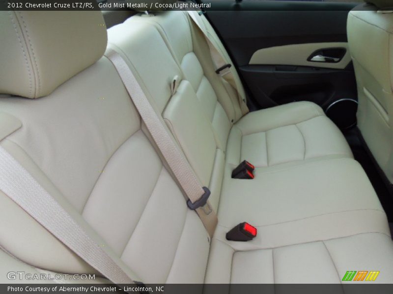 Gold Mist Metallic / Cocoa/Light Neutral 2012 Chevrolet Cruze LTZ/RS