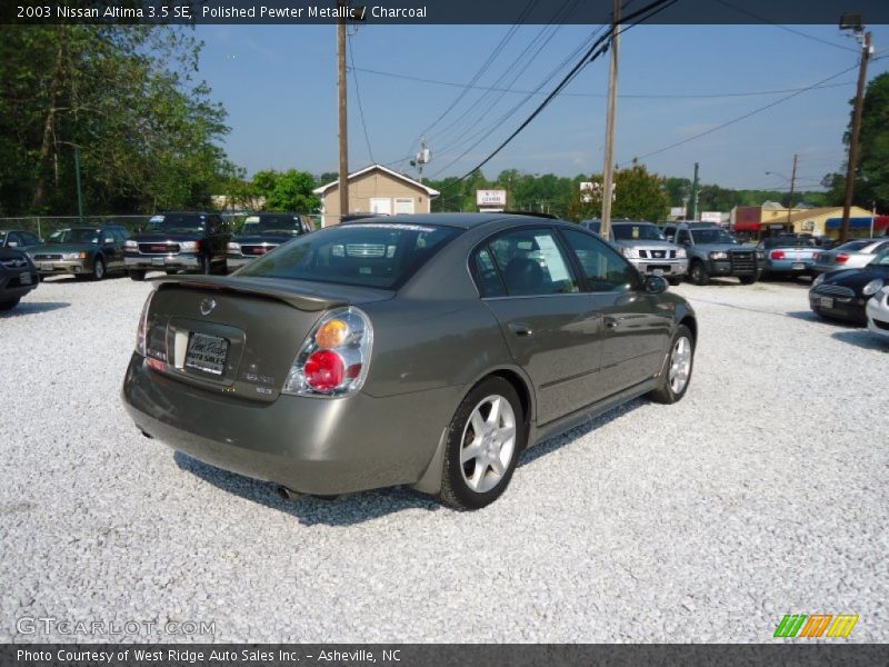 Polished Pewter Metallic / Charcoal 2003 Nissan Altima 3.5 SE