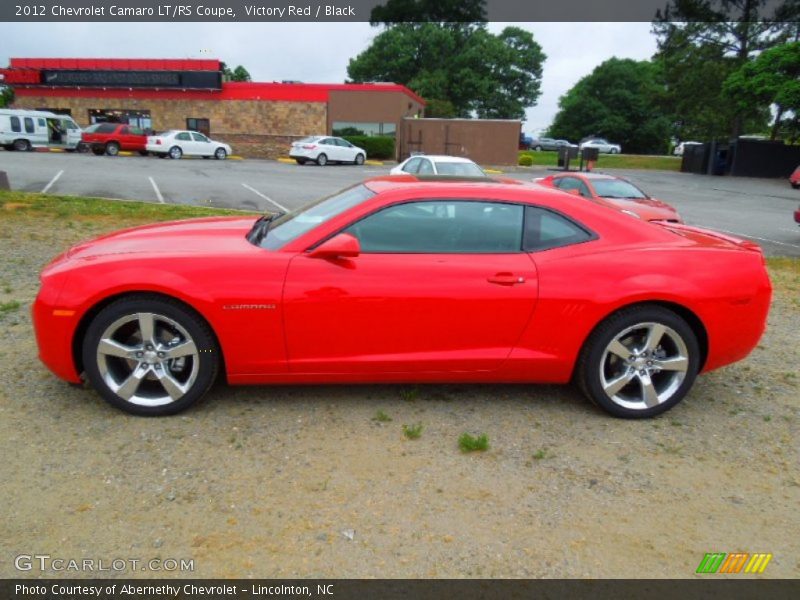 Victory Red / Black 2012 Chevrolet Camaro LT/RS Coupe