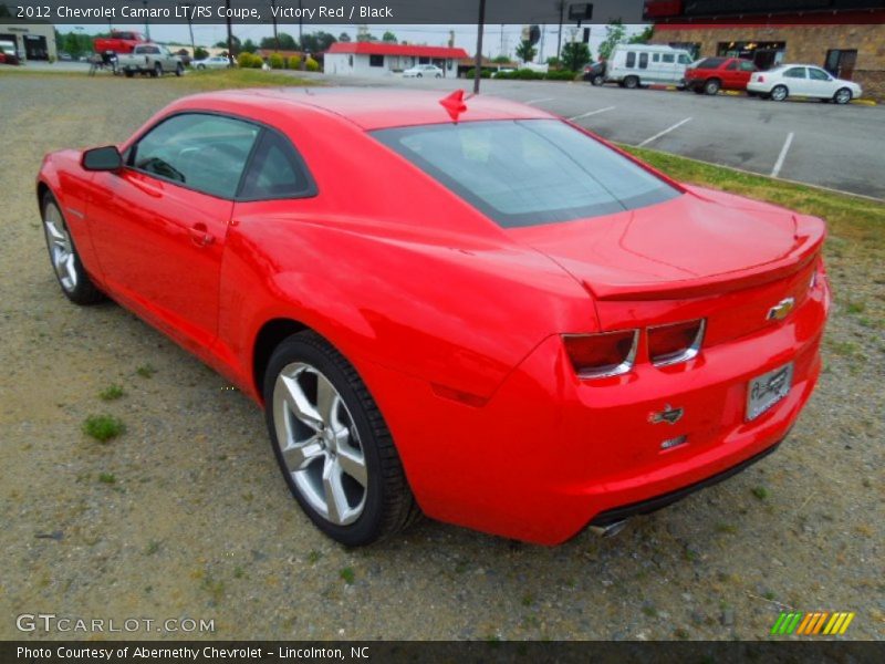 Victory Red / Black 2012 Chevrolet Camaro LT/RS Coupe