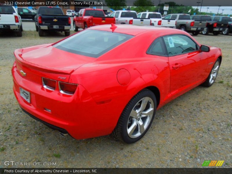 Victory Red / Black 2012 Chevrolet Camaro LT/RS Coupe